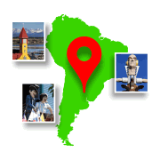 South America Photo Map - App for IOS and Android